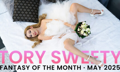 Tory Sweety gets to act out the fantasy of being a newlywed on her honeymoon where she seduces her husband
